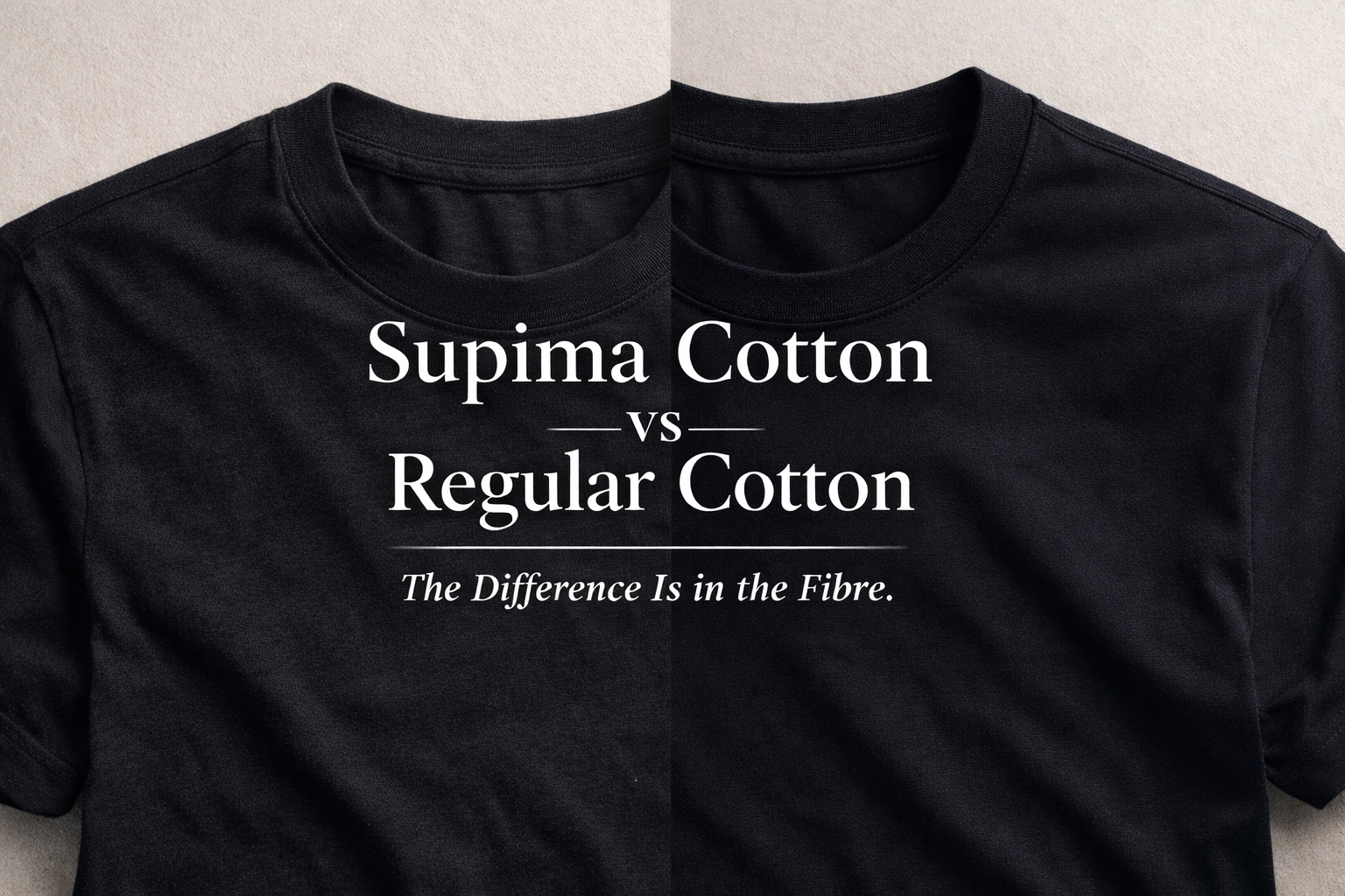 Supima Cotton vs Regular Cotton: What’s the Real Difference for T-Shirts?