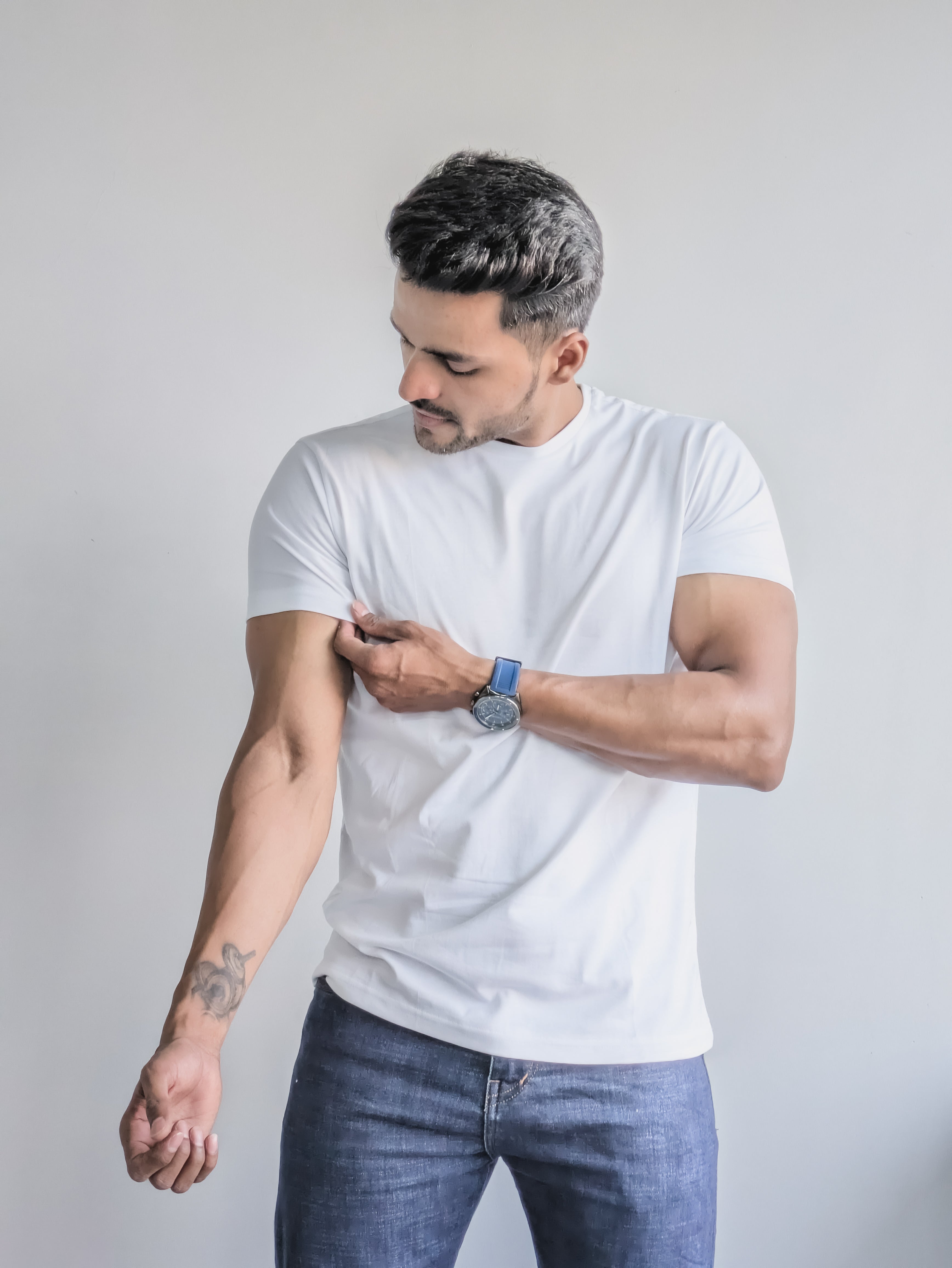 Supima Cotton Crew Neck Short Sleeve T-Shirt