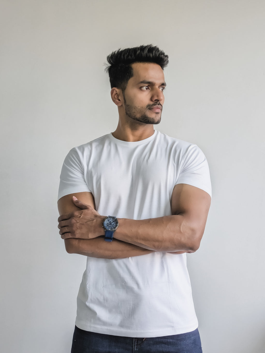 Supima Cotton Crew Neck Short Sleeve T-Shirt