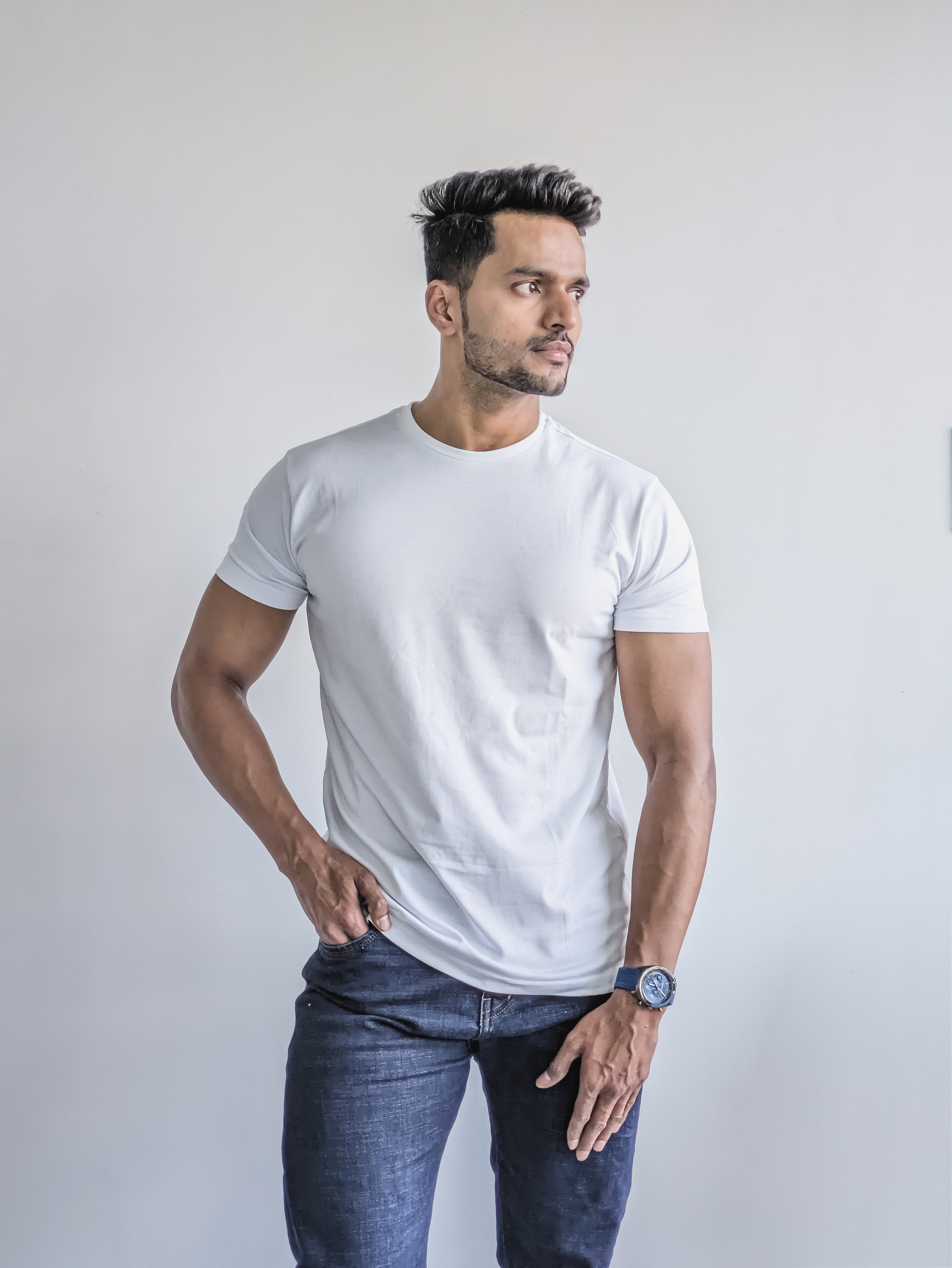 Supima Cotton Crew Neck Short Sleeve T-Shirt